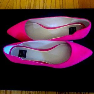 White House Black Market Hot Pink Bellies